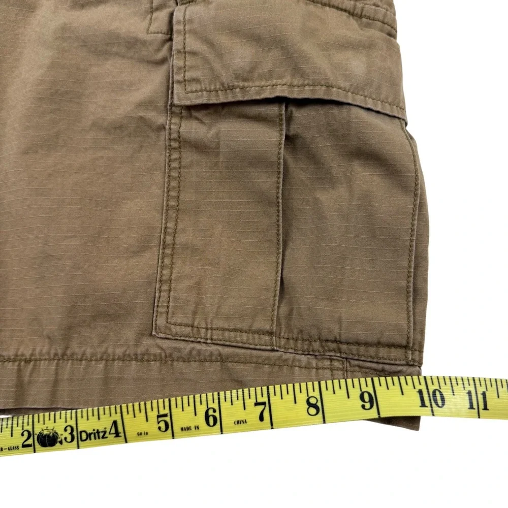 Levi's Cargo‎ Shorts Men's 30x9 Brown Cotton Ripstop 6 Pocket